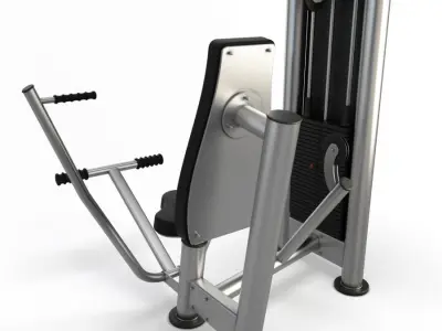 Gym Vertical Chest Press 3D model