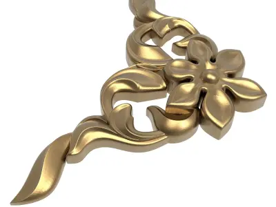  decorative pattern ready for 3D printing 3D model 29