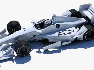 Indycar 2015 Chevrolet - Road and Oval 3D model