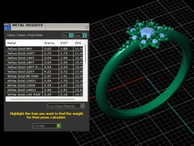 elegant diamond ring Free 3D print model