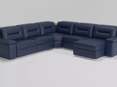3D Palliser Apex Sectional Modules Low-poly 3D model