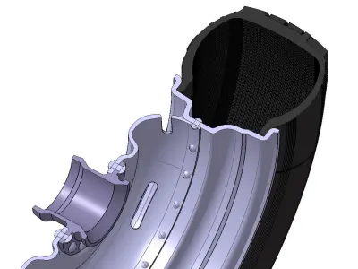 300sl wheel 3D model