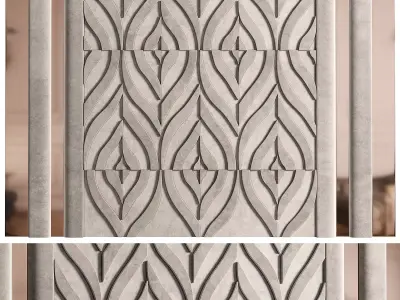 Panel 3D model 9