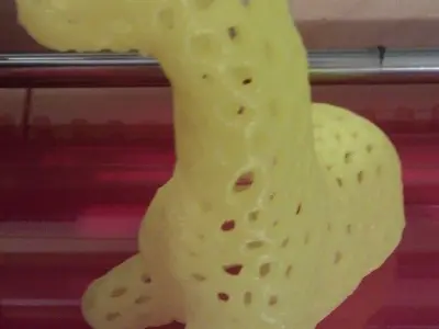 Giraffe - Voronoi Style Free 3D print model