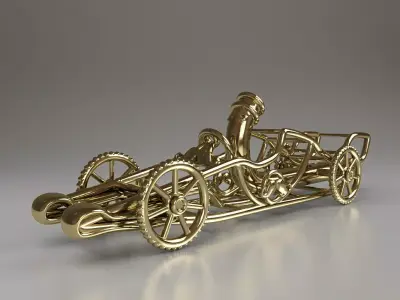 Vintage Car 3D print model 3D print model
