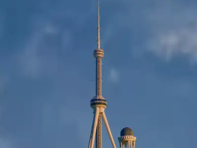 Teleminora Tashkent TV tower  Free 3D model