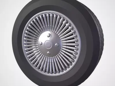 DeLorean DMC-12 1981 TYRE RIM 3D print model