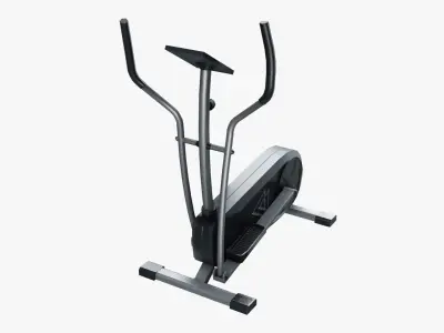 Elliptical trainer Low-poly 3D model