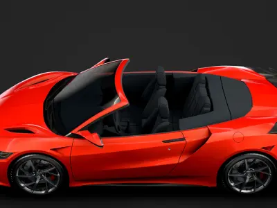 Honda NSX Cabrio 2020 3D model