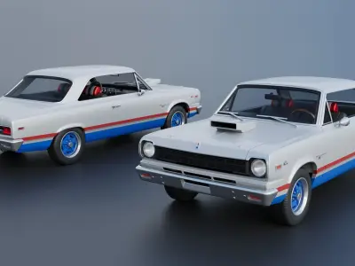 AMC Hurst SC Rambler 1969 3D print model