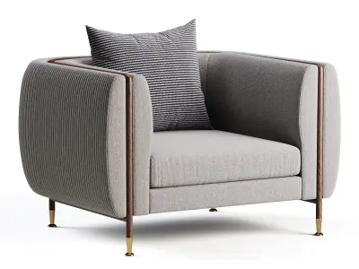ARMCHAIR BARLOW 3D model