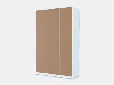 PAX - FARDAL Wardrobe combination Low-poly 3D model