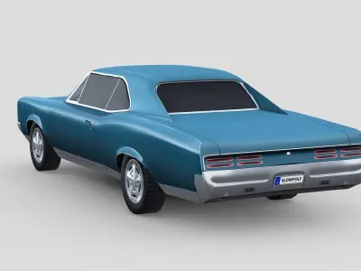 Pontiac GTO 1967 3D model