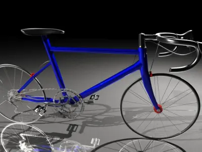 3d model sport bicycle 3D model