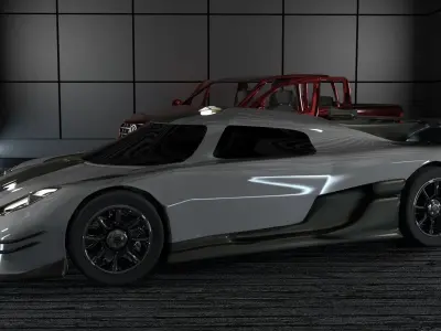 Koenigsegg  Agera Low-poly 3D model