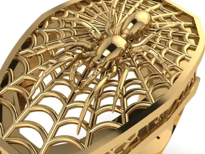 spider ring  3D print model