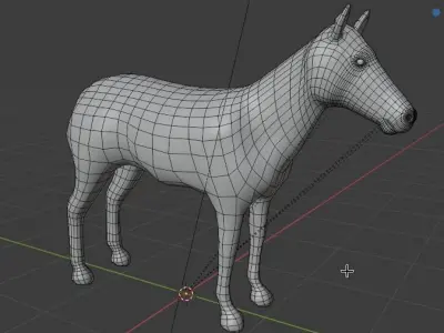 ZEBRA Low-poly 3D model buy