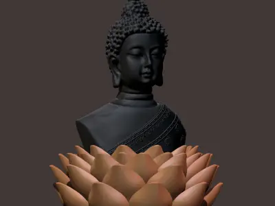 Buddha for 3D Printing  3D print model
