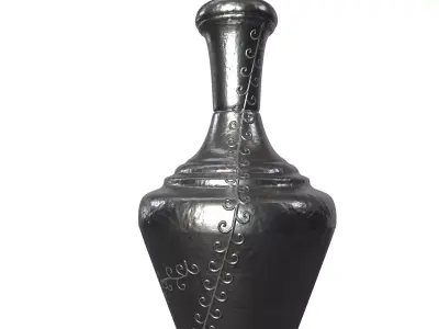 Old Vase Low-poly 3D model
