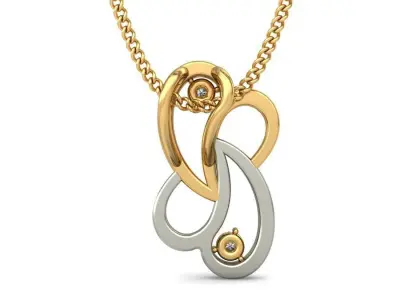 Solitaire Women Pendant 3dm STL OBJ FBX Renders Details 3D print model 34