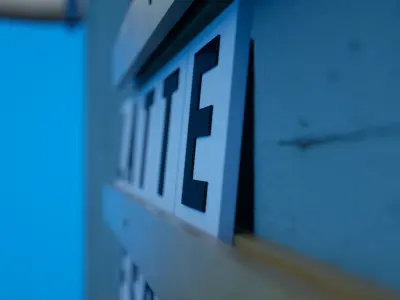 Modular Wall Mount Menu 3D Models 3D model