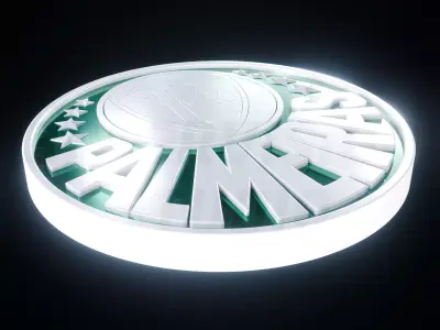 Palmeiras logo - Cinematic - 3D print 3D model