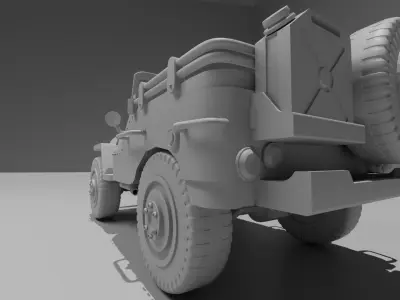 car ship 3D model