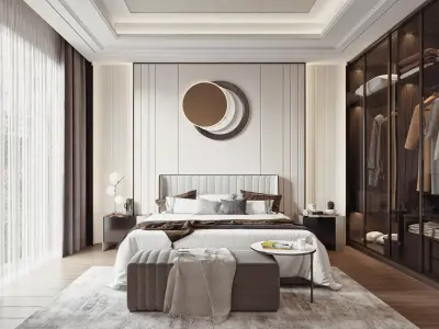  Bedroom interior 132 3D model
