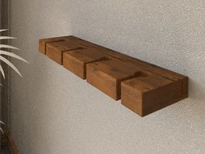 Wine Glass Holder 01 Free 3D model