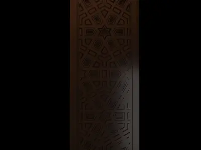islamic parition Low-poly 3D model
