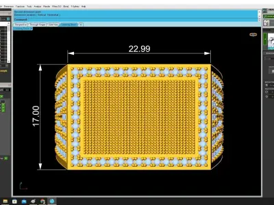 Men Square Pave Luxury Ring Jewelry Design  3421 3D print model