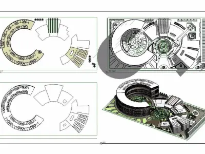 Residential  complete revit project p4 3D model