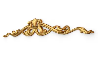 Classic carved decor ornament 367 3D model
