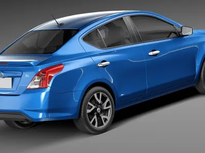 Nissan Versa Sedan 2015 3D model