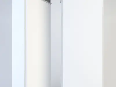 Column pair of columns 3D model