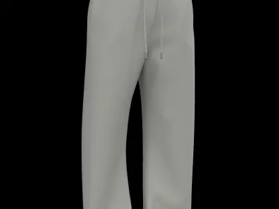 Male sweatpant 3D model