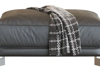 Ottoman Driade Bedda design Terry Dwan 3D model