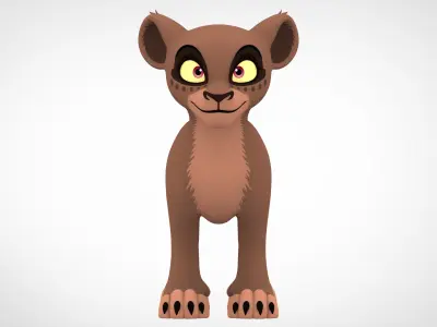 Mjanja Cub 3D model
