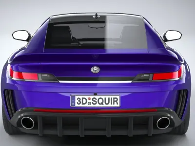 Generic Sport Car 2021 LowPoly 3D model