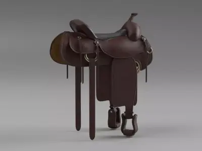 Horse Saddle 3D model