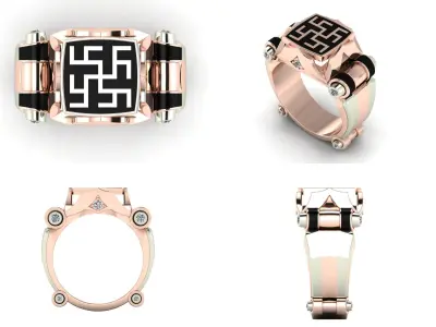 Ring akr 16 3D print model