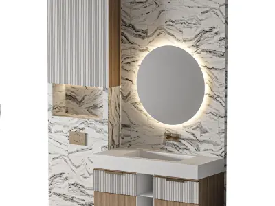 Luxury Bathroom 197 3D model