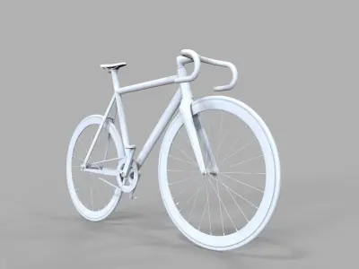 FIXIE BIKE Low-poly 3D model