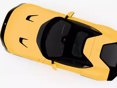 Ferrari 12 Cilindri  2025 Low-poly 3D model