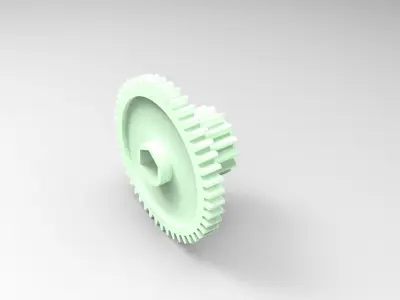 Gearwheel 46 and 15 3D print model