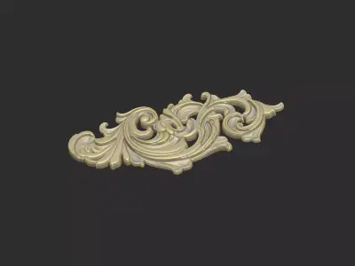 The Gothic Pattern design detail mystery ornate 3D print model