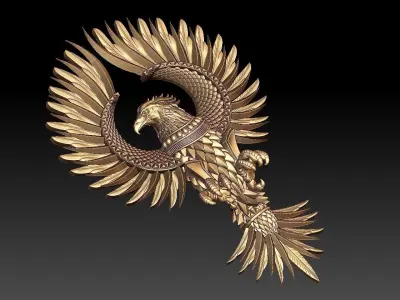 phoenix golden eagle 3D print model