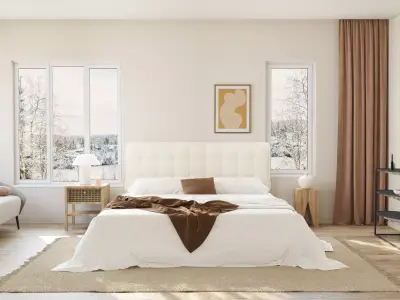 Parisian interior scene 3D model 3D model