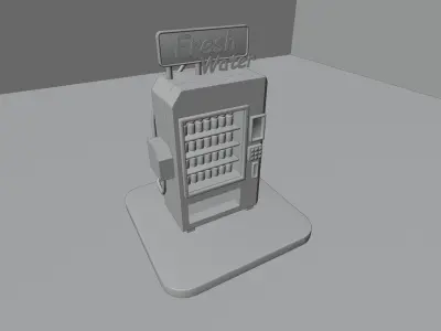Vending machine  Free 3D model