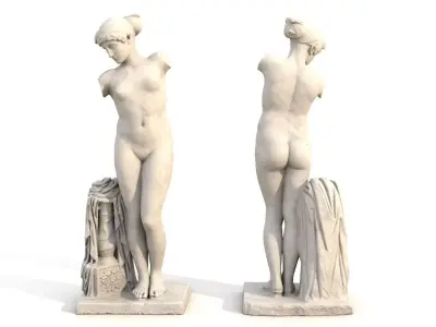 Afrodite Classical Greek Sculpture PBR 3D model